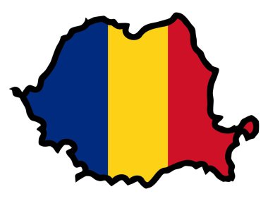 bir ülke Haritası bayrağı