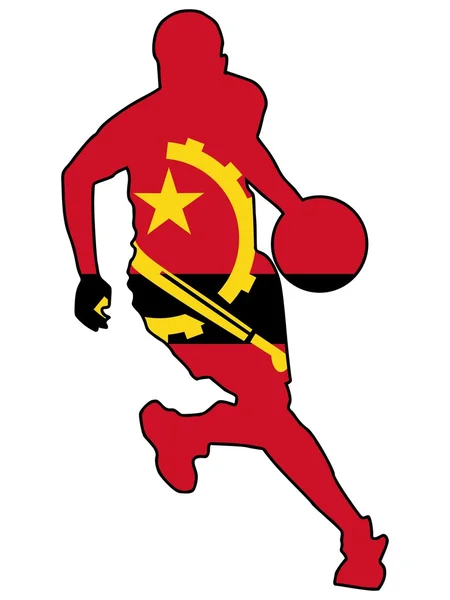 Basketball aux couleurs nationales — Image vectorielle