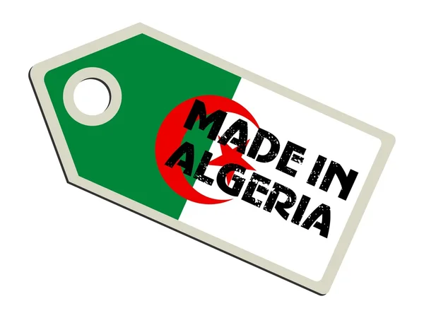 Label Made in Algeria — Stock Vector