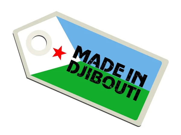 Label Made in Djibouti — Stock Vector