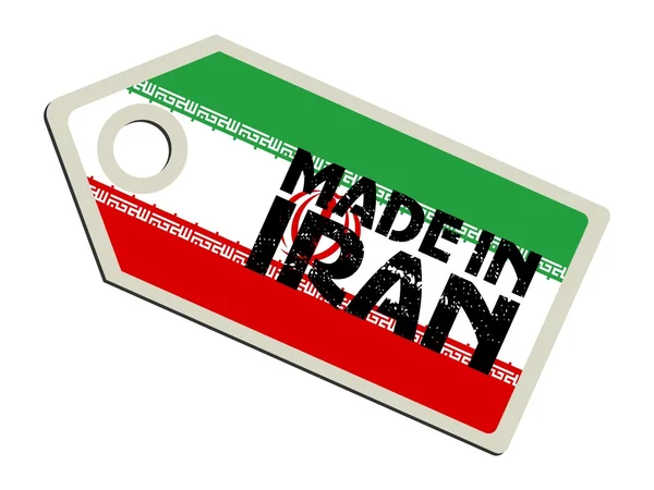 イラン製ラベル — ストックベクタ