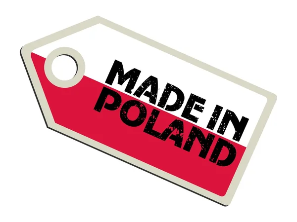 Label Made in Poland — Stock Vector