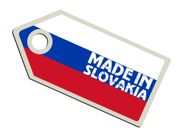 Label Made in Slovakia — Stock Vector