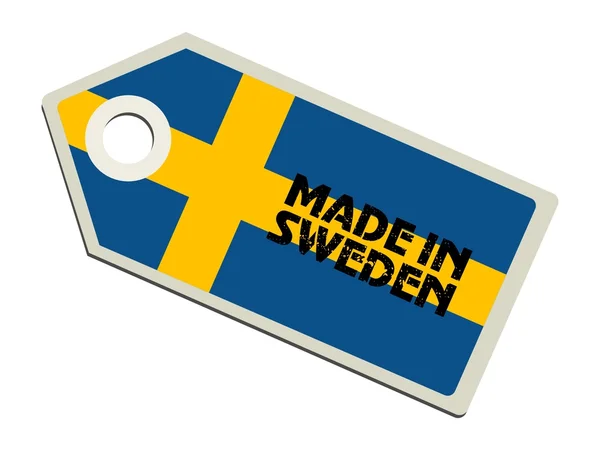 Label gemaakt in Zweden — Gratis stockfoto