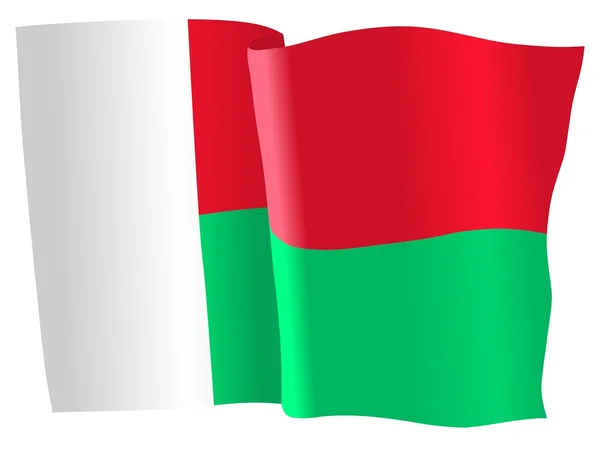 Bandiera nazionale — Vettoriale Stock