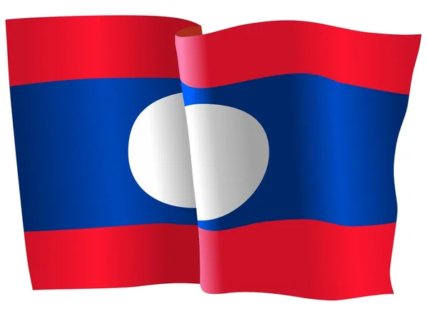Drapelul național — Vector de stoc
