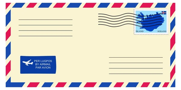 Carta con sello — Archivo Imágenes Vectoriales