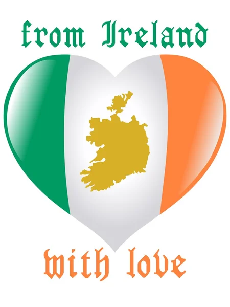 Από την Ιρλανδία με αγάπη — Διανυσματικό Αρχείο