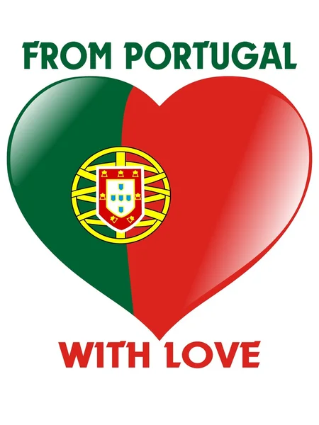 From Portugal with love — Stock Vector