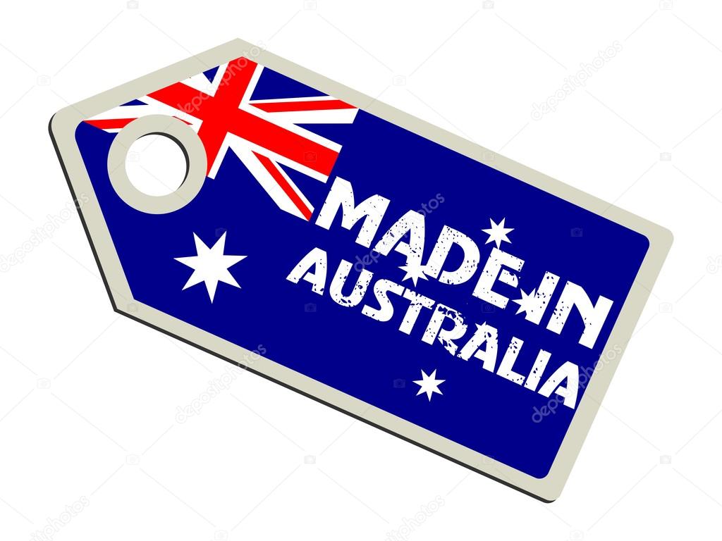 Label Made in Australia Stock Vector Image by ©Perysty 12080962