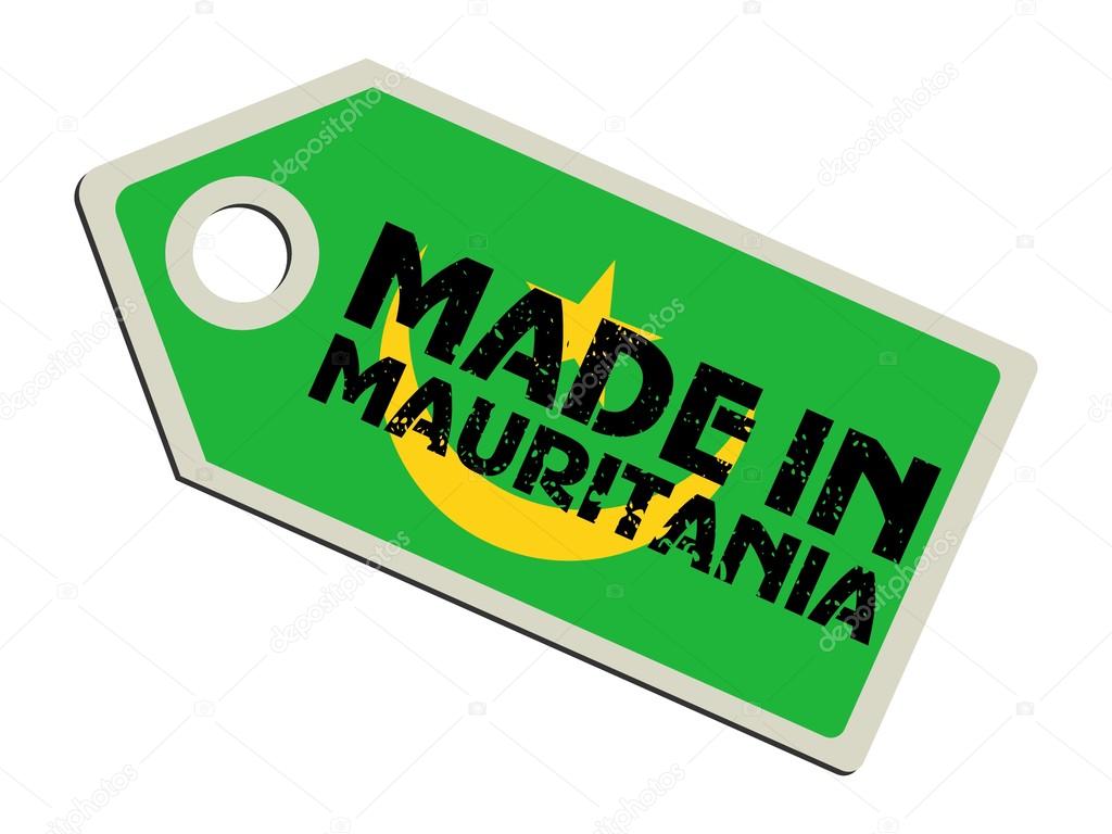 Label Made in Mauretania