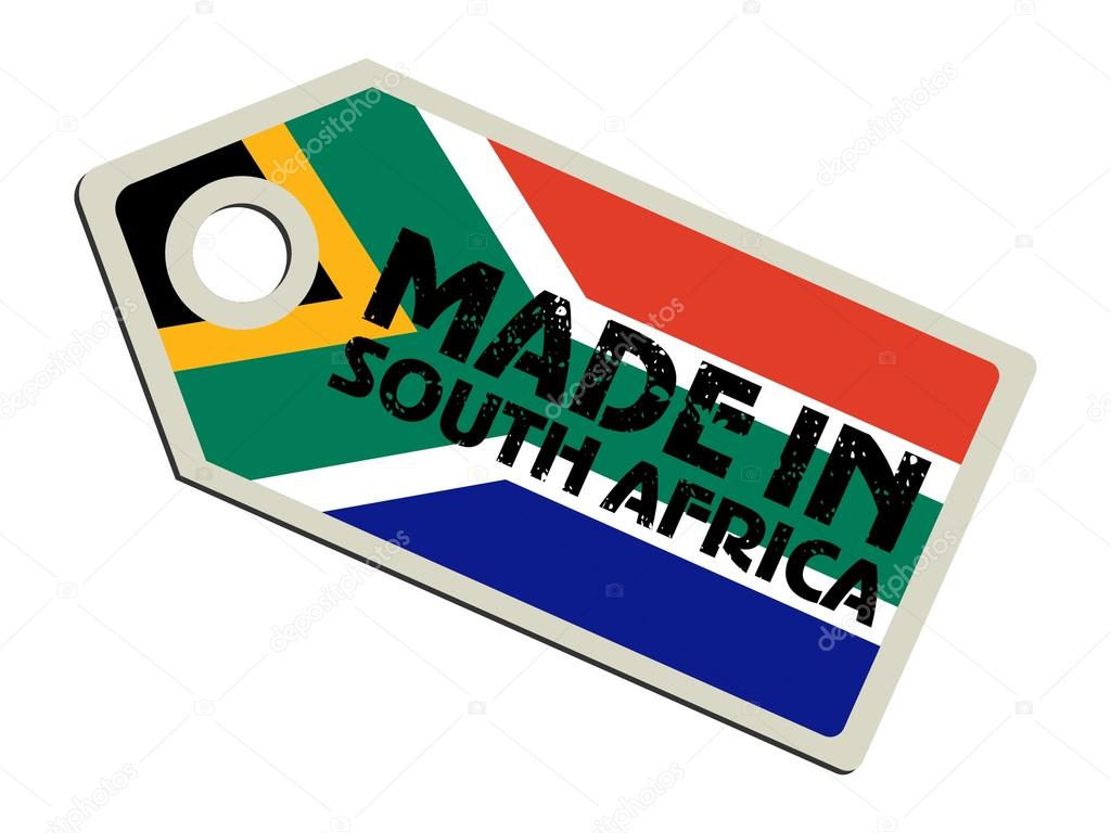 Label Made in South Africa