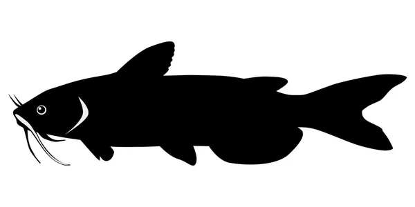 Silhueta de peixes — Vetor de Stock