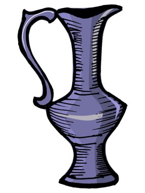 Doğu dekoratif vazo