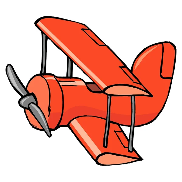 Avión de juguete — Vector de stock