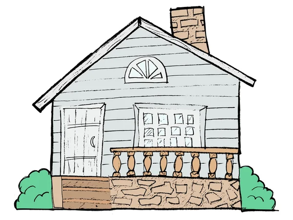 House, vector image — Stock Vector
