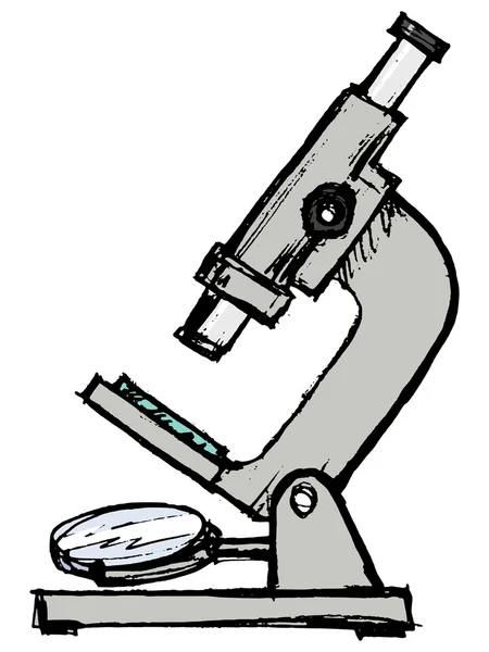 Mikroszkóp — Stock Vector
