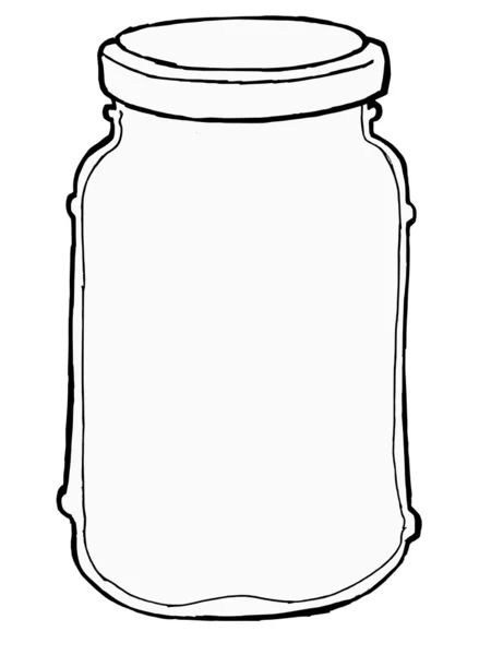 Illustration of jar — Stock Vector