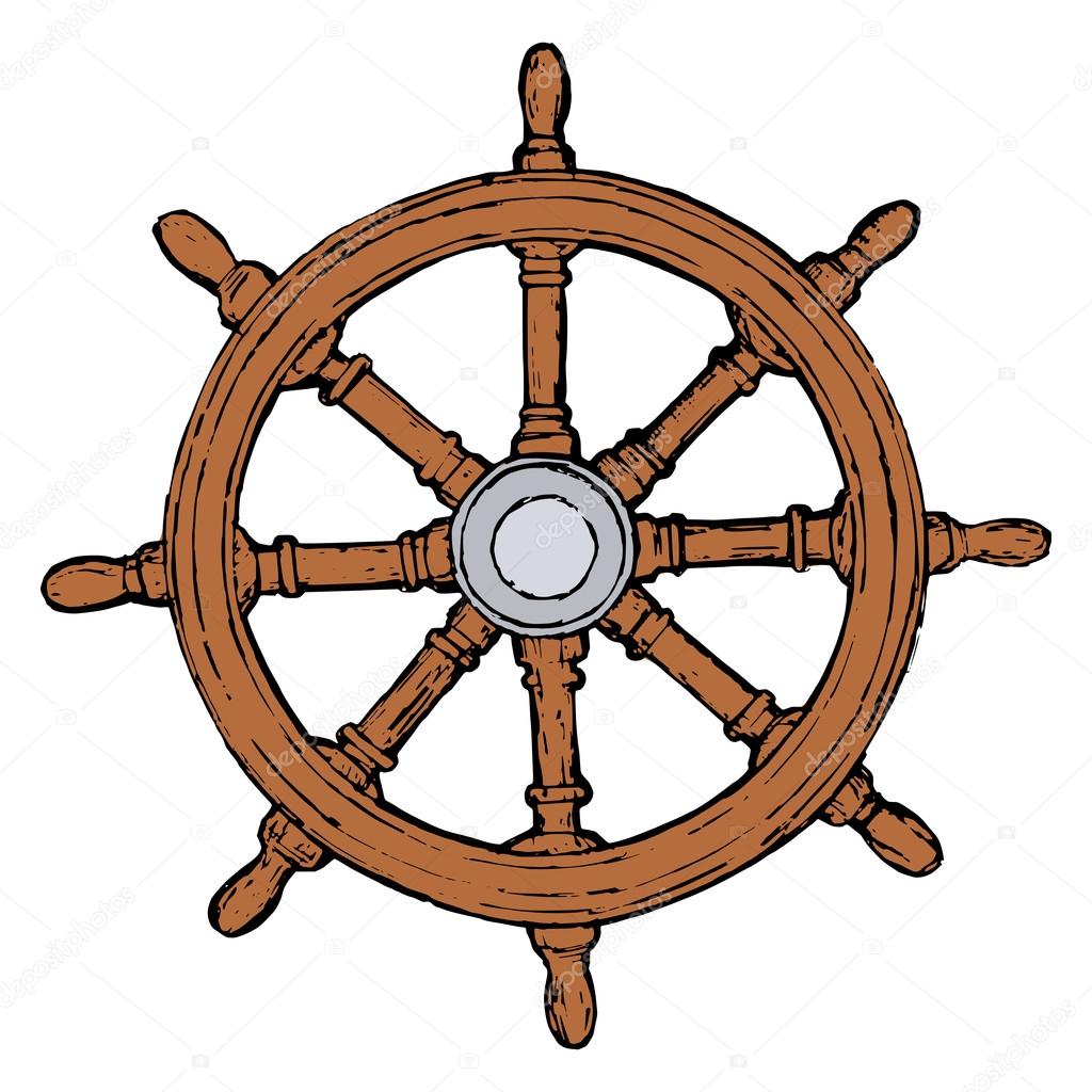 ship steering wheel