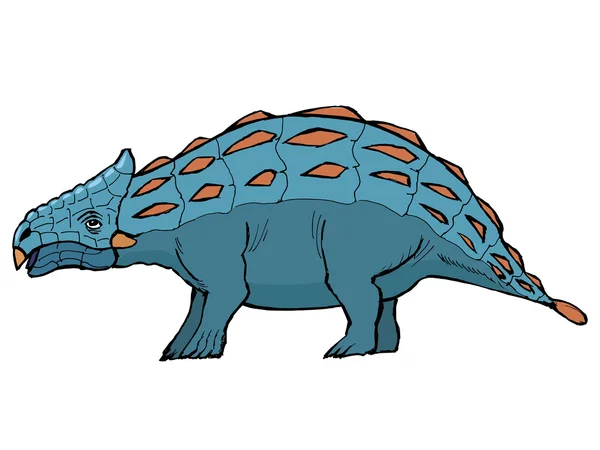 Ankylosaurus — Stok Vektör