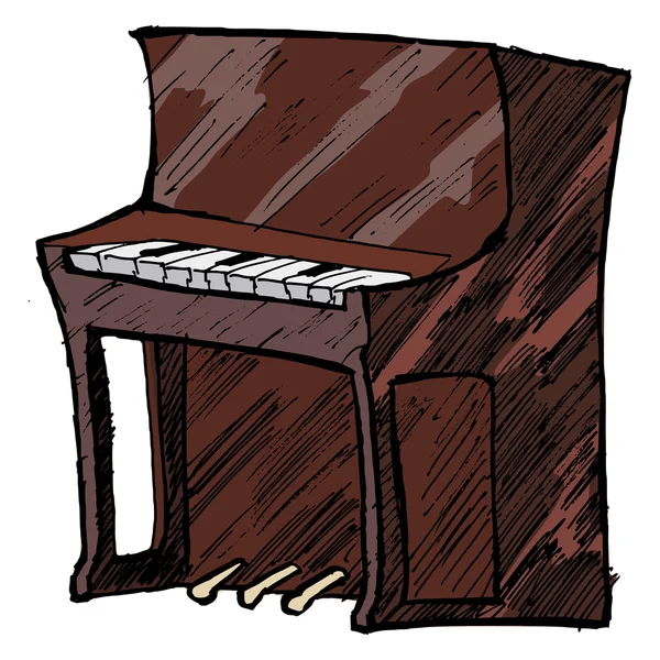 Pianoforte — Vettoriale Stock