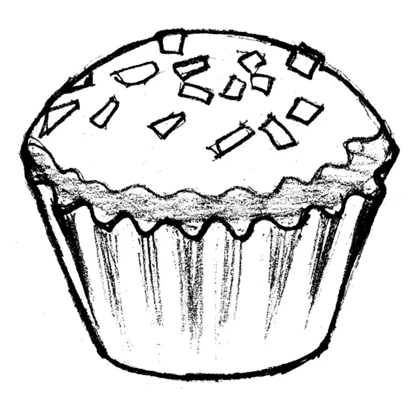 Cupcake — Stockvektor