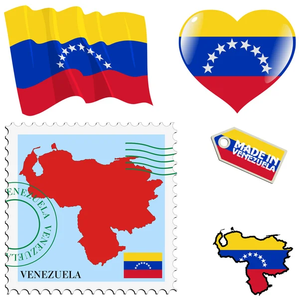 Barwach narodowych z Wenezueli — Wektor stockowy