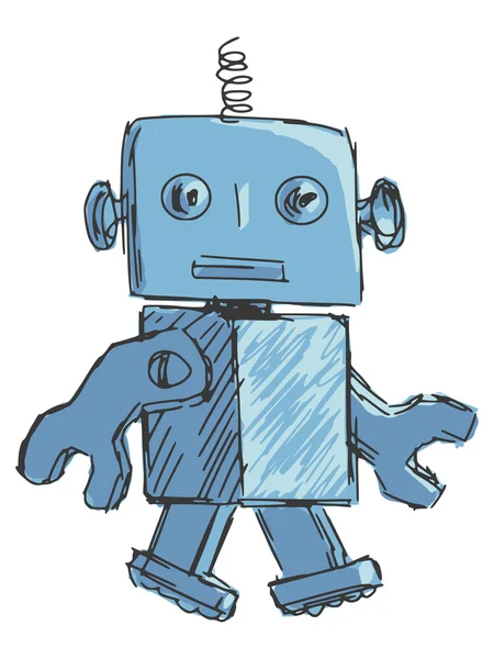 Kinder-Roboter — Stockvektor