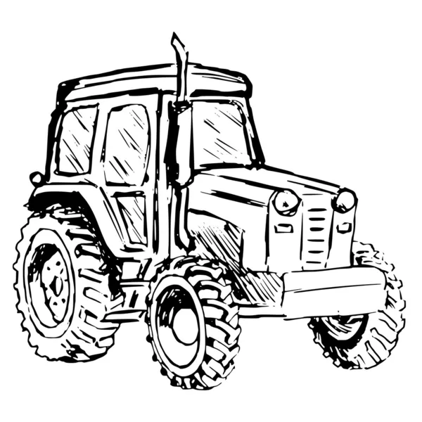 Traktor — Stock Vector