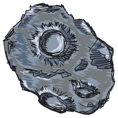 asteroid clipart