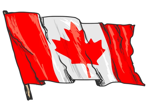 Flag of Canada — Stock Vector