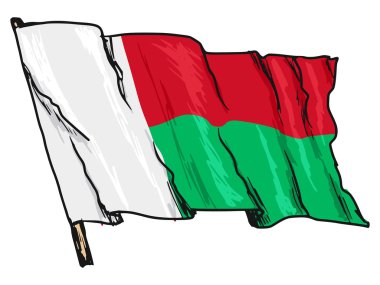 Madagaskar bayrağı