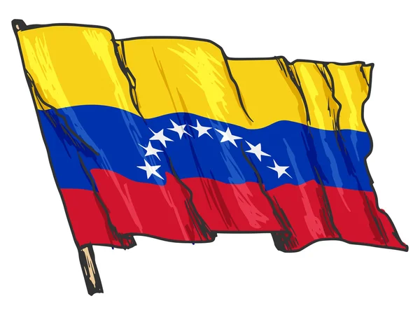 Прапор Венесуели — стоковий вектор