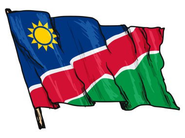 Namibya Cumhuriyeti bayrağı