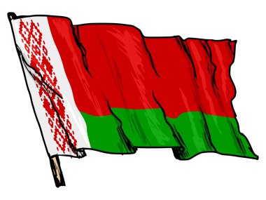 Beyaz Rusya bayrağı