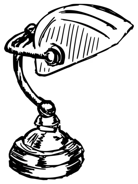 Банкіри лампа — стоковий вектор