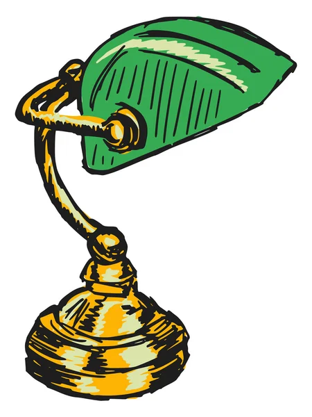 Банкіри лампа — стоковий вектор