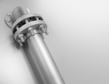 petrol veya doğal gaz boru hattı kesimi