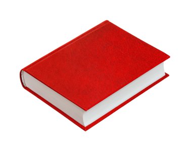 Beyaz arkaplan üzerine kitap