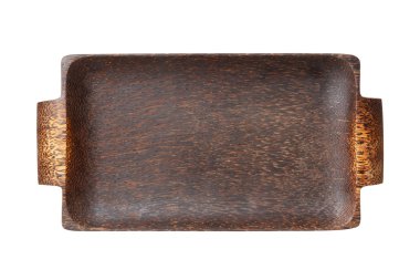 suşi veya diğer gıda beyaz zemin üzerine ahşap tabak