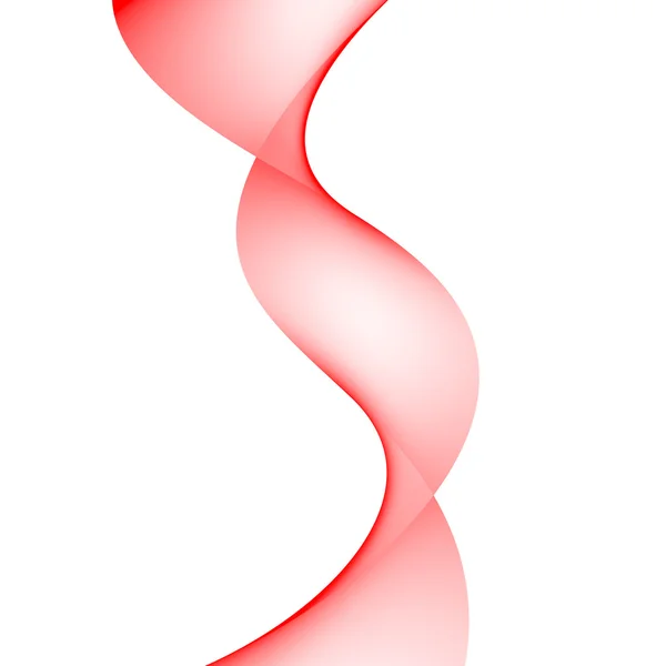 Espiral roja sobre fondo blanco — Foto de Stock