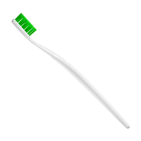 Οδοντόβουρτσα σε λευκό φόντο — Φωτογραφία Αρχείου