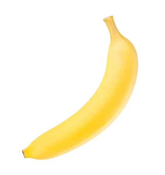 Banana su sfondo bianco — Foto Stock