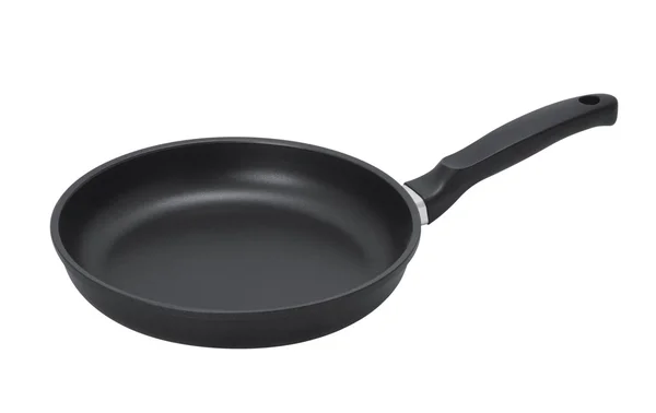 Pan with handle on white background — Stock Photo, Image