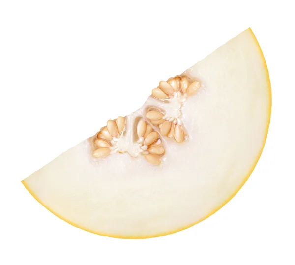 Melon slice on a white background — Stock Photo, Image