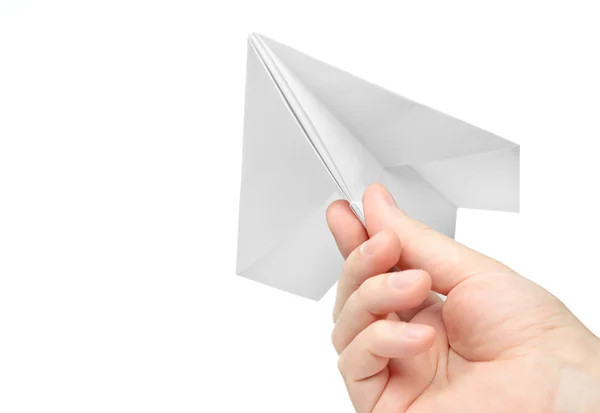 Avión de papel — Foto de Stock