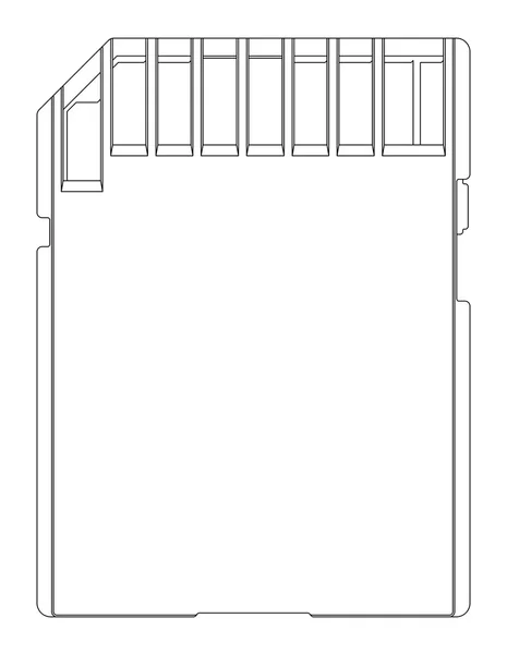 Carte flash — Image vectorielle