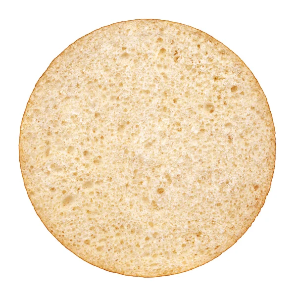 Hamburger bun. üstten görüntüleme