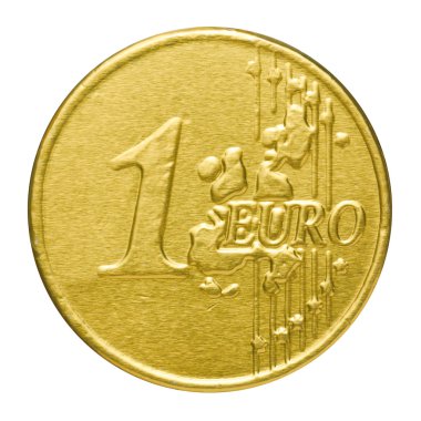 Sunulu liste içinde çikolata euro