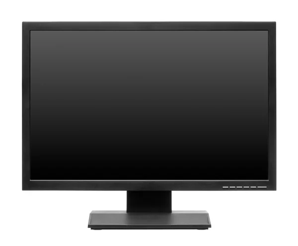 Na monitoru počítače nebo lcd tv — Stock fotografie